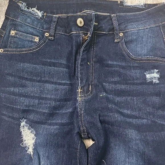 STRETCH DENIM CAPRI - Picture 4 of 10